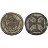 Image 1 : PORTUGUESE INDIA: DIU: Joao, regent, 1799-1816, Tin 20 bazarucos (22.62g), 1800, VF