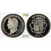 Image 1 : ANDORRA: Republic, AR 50 diners, 1964, PCGS PF67 Deep Cameo
