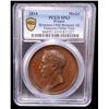 Image 2 : AUSTRIA: Franz I, 1804-1835, AE medal, 1814, PCGS Specimen 63