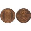 Image 1 : AUSTRIA: Franz I, 1804-1835, AE kreuzer, 1816-A, NGC MS65 RB