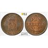 Image 1 : AUSTRIA: Franz I, 1804-1835, AE kreuzer, 1816-A, PCGS MS64 BN