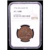 Image 2 : BELGIUM: Leopold I, 1831-1865, AE 5 centimes, 1856, NGC MS65 RB