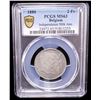Image 2 : BELGIUM: Leopold II, 1865-1909, AR 2 francs, 1880, PCGS MS63