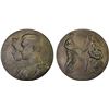 Image 1 : BELGIUM: Albert I, 1909-1934, AE medal (195.1g), 1914, AU