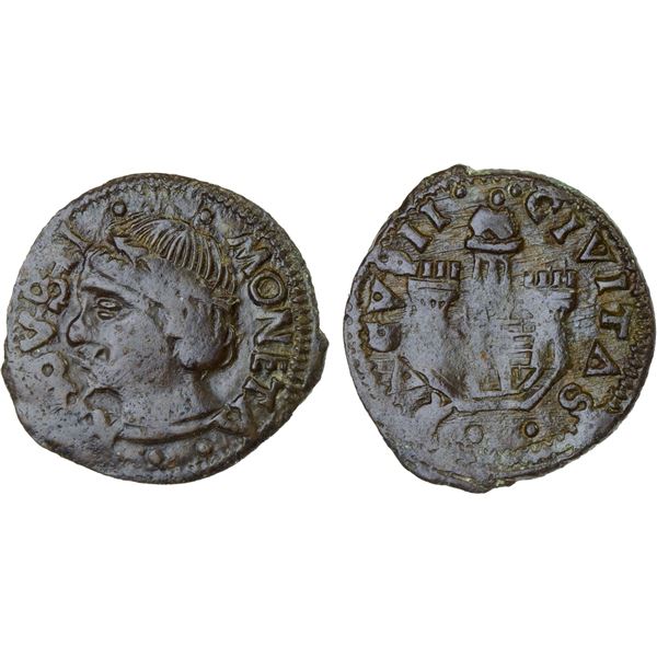 CROATIA: Ragusa, Republic, AE follaro (1.45g), F-VF