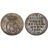 Image 1 : DENMARK: Christian VII, 1766-1808, BI 4 skilling, 1807, XF-AU