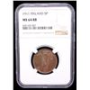 Image 2 : FINLAND: Nicholas II, Grand Duke, 1894-1917, AE 5 penniä, 1911, NGC MS64 RB