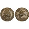 Image 1 : FRANCE: Louis XIV, 1643-1715, AE medal, 1694, AU