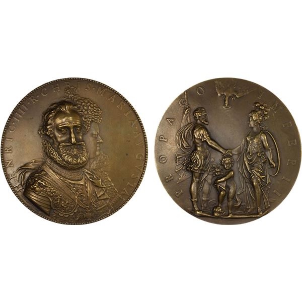 FRANCE: AE medal, Birth of the Dauphin, likely struck 1880-1901