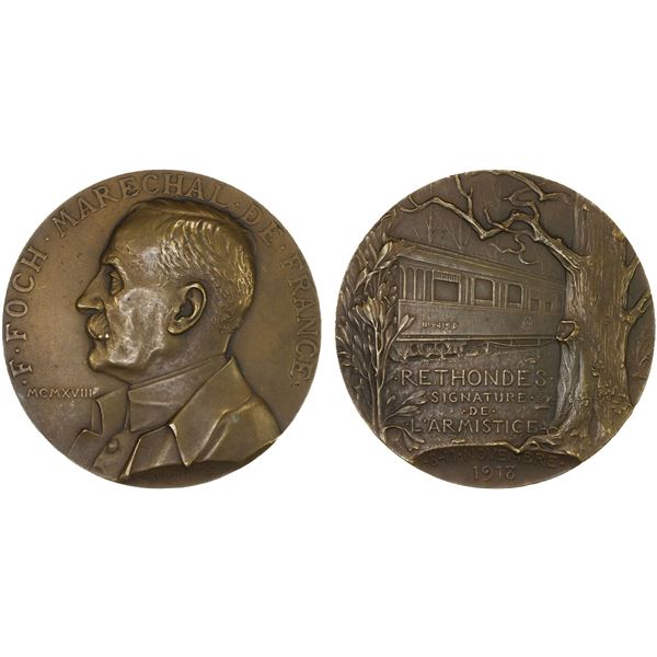FRANCE: AE medal, 1918, XF