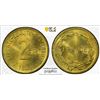 Image 1 : FRANCE: Provisional Government of the French Republic, brass 2 francs, 1944, PCGS MS64