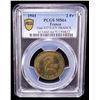 Image 2 : FRANCE: Provisional Government of the French Republic, brass 2 francs, 1944, PCGS MS64