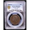 Image 2 : FRENCH COLONIES: Louis Philippe, 1830-1848, AE 10 centimes, 1844-A, PCGS MS63 BN