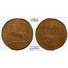 Image 1 : BRUNSWICK-WOLFENBÜTTEL: Karl II Wilhelm Ferdinand, 1780-1806, AE pfennig, 1785, PCGS MS64 BN