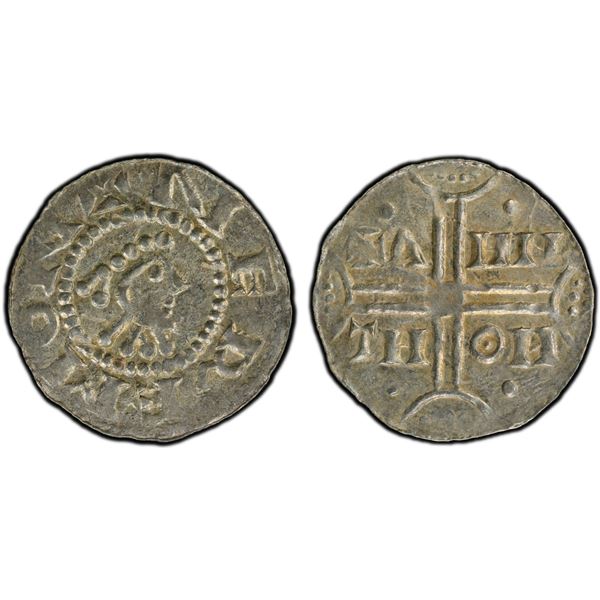 EMDEN: Hermann von Kalvelage, 1020-1051, AR denar (0.75g), ND (1020-51), PCGS MS62