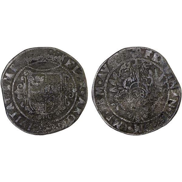EMDEN: Ferdinand II, 1619-1637, AR 28 stüber, VG to Fine