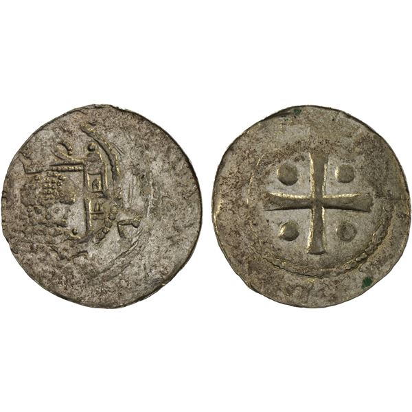 ERFURT: Luitpold von Bogen, 1051-1059, AR denar (1.03g), ND, XF