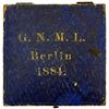 Image 2 : PRUSSIA: Wilhelm I. 1861-1888, AR medal (55.04g), 1881, AU