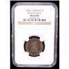 Image 2 : REUSS-SCHLEIZ: Heinrich LXVII, 1854-1867, AE 3 pfennig, 1858-A, NGC MS66 BN