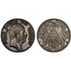 Image 1 : SAXONY: Friedrich August III, 1904-1918, AR 2 mark, Muldenhütten, 1904-E, AU