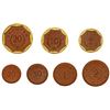 Image 2 : SAXONY: 7-coin set, 1921