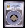 Image 2 : SAXE-COBURG-GOTHA: Ernst I, 1826-1844, BI 3 kreuzer, 1836, PCGS MS62