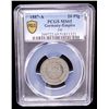 Image 2 : GERMANY: Kaiserreich, 20 pfennig, 1887-A, PCGS MS65