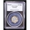 Image 2 : GERMANY: Kaiserreich, AR 1/2 mark, Munich, 1916-D, PCGS MS67