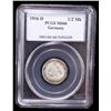 Image 2 : GERMANY: Kaiserreich, AR 1/2 mark, Munich, 1916-D, PCGS MS66