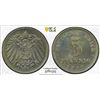 Image 1 : GERMANY: Kaiserreich, 5 pfennig, 1917-D, PCGS MS65