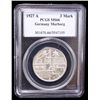 Image 2 : GERMANY: Weimar Republic, AR 3 reichsmark, Berlin, 1927-A, PCGS MS66