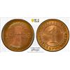 Image 1 : GERMANY: Weimar Republic, AE reichspfennig, 1933-A, PCGS MS65 RB
