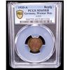 Image 2 : GERMANY: Weimar Republic, AE reichspfennig, 1933-A, PCGS MS65 RB