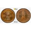 Image 1 : GERMANY: Weimar Republic, AE reichspfennig, 1933-A, PCGS MS64 RB