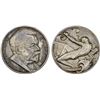 Image 1 : GERMANY: Weimar Republic, AR medal (14.79g), 1919, AU