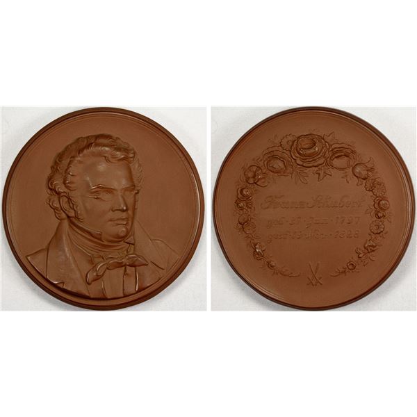 GERMANY: Third Reich, porcelain medal, ND (1940), Unc