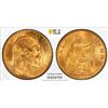 Image 1 : GREAT BRITAIN: Edward VII, 1901-1910, AE halfpenny, 1902, PCGS MS65 RD