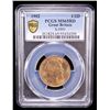 Image 2 : GREAT BRITAIN: Edward VII, 1901-1910, AE halfpenny, 1902, PCGS MS65 RD