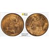 Image 1 : GREAT BRITAIN: Edward VII, 1901-1910, AE halfpenny, 1903, PCGS MS65 RD