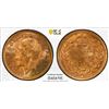 Image 1 : GREAT BRITAIN: George V, 1910-1936, AE 1/3 farthing, 1913, PCGS MS66 RD