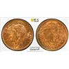 Image 1 : GREAT BRITAIN: George V, 1910-1936, AE 1/3 farthing, 1913, PCGS MS65 RD