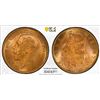 Image 1 : GREAT BRITAIN: George V, 1910-1936, AE penny, 1916, PCGS MS65 RD
