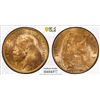 Image 1 : GREAT BRITAIN: George V, 1910-1936, AE halfpenny, 1918, PCGS MS65 RD