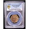 Image 2 : GREAT BRITAIN: George V, 1910-1936, AE halfpenny, 1918, PCGS MS65 RD