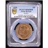 Image 2 : GREAT BRITAIN: George V, 1910-1936, AE penny, 1920, PCGS MS65 RB