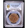 Image 2 : GREAT BRITAIN: George V, 1910-1936, AE penny, 1927, PCGS MS65 RD