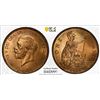 Image 1 : GREAT BRITAIN: George V, 1910-1936, AE penny, 1928, PCGS MS65 RD