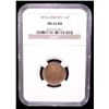 Image 2 : GREAT BRITAIN: Victoria, 1837-1901, AE farthing, 1873, NGC MS64 RB