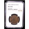 Image 2 : GREAT BRITAIN: Victoria, 1837-1901, AE penny, 1896, NGC MS63 RB