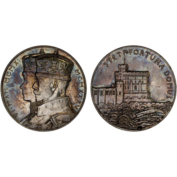 GREAT BRITAIN: George V, 1910-1936, AR medal (15.64g), 1935, Specimen